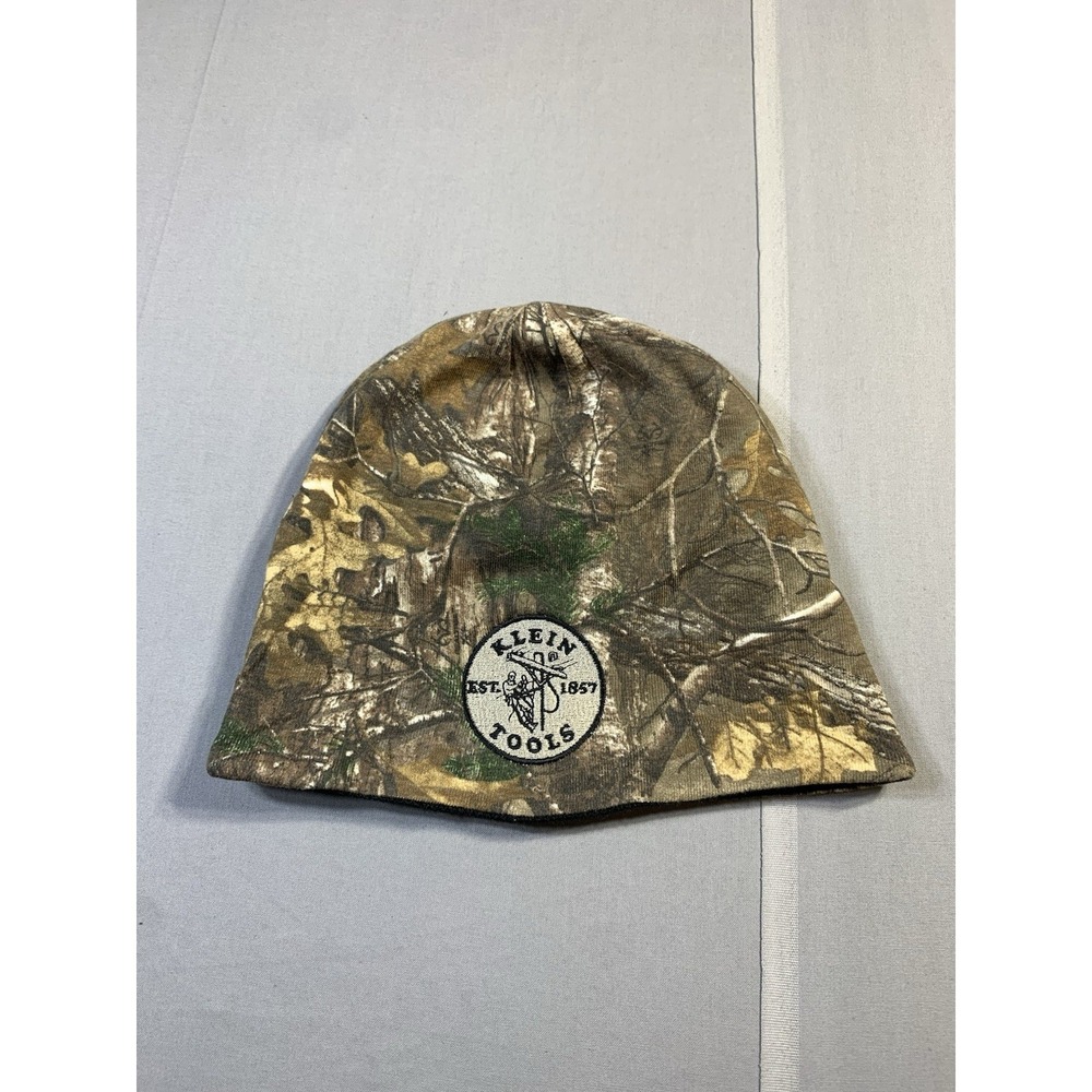 Klein Tools Hat Camo Beanie Camouflage Outdoors Embroidered